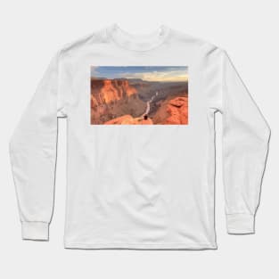 Grand Canyon Scene Painting Long Sleeve T-Shirt